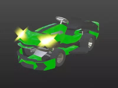 Lambo-wer Low-poly 3D model