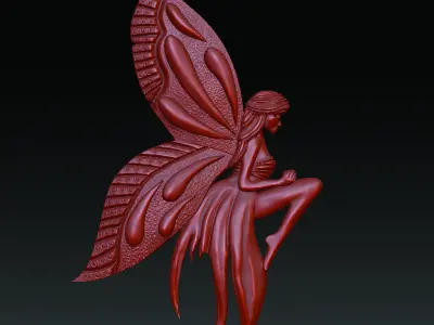 FAIRY OF LUCK  3D print model