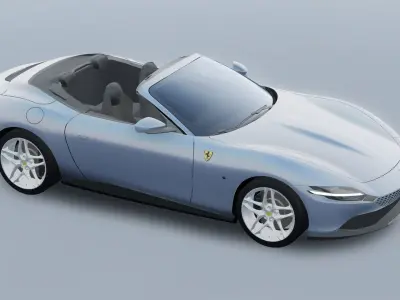 Ferrari Roma Spider 2024 3D model