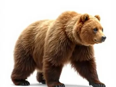 Realistic Bear Model Pack with Diverse Level of Detail Low-poly 3D model