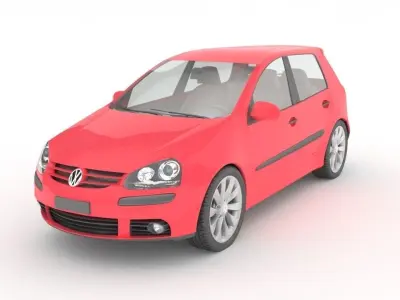 Volkswagen golf mk5 3D model