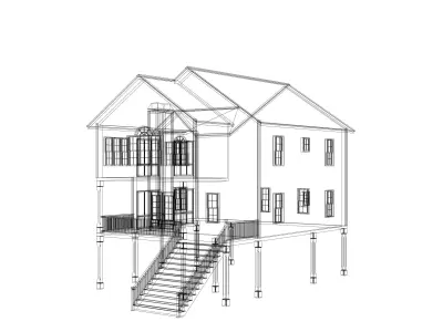 Beach House 19 -Archimple LLC 3D model