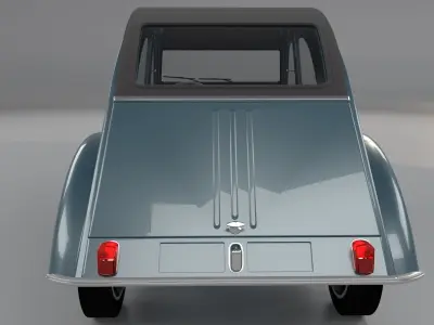 Citroen 2 CV 1959 3D model