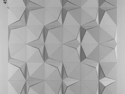 3d panel 08 Low-poly 3D model