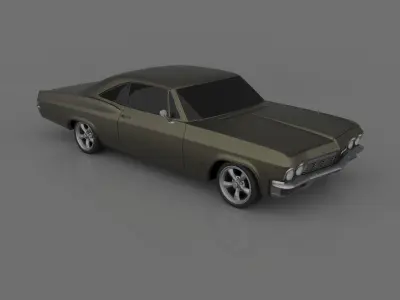 Chevrolet Impala 1965 Ready to Print STL Files 3D print model