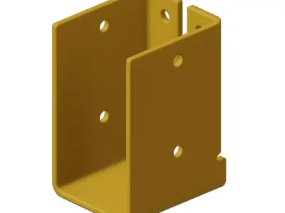 Plastic Joist Bracket 3D model