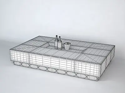 Ruis Coffee Table Visionnaire 3D model