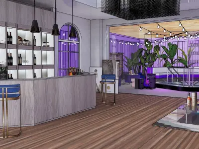 House interior 3D model