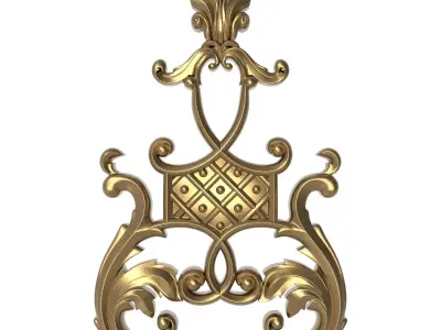  decorative pattern ready for 3D printing 3D model 80