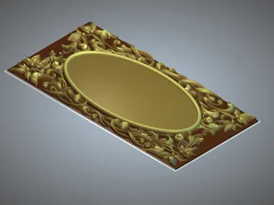 PICTURE PHOTO mirror FRAME DIGITAL FILE FRAME 3D MODEL FOR CNC  3D model