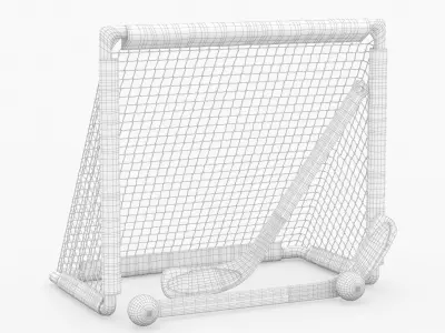 Franklin Sports NHL Kids Mini Hockey Set 3D model