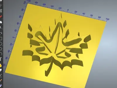 LEAF ASHTRAY Free 3D print model