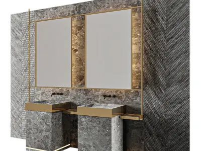 LUXURY - Wash Basin 12 3D model