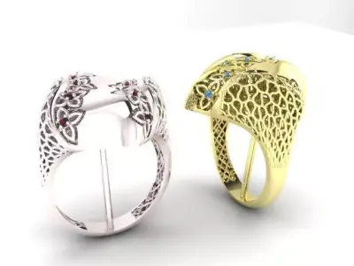 ring STONE 3D print model