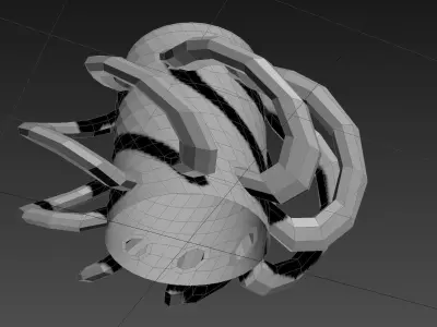 Modular Vortex Tesla Valve - Concept 3D model