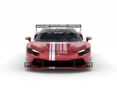 Ferrari 296 Challenge 2024  3D model