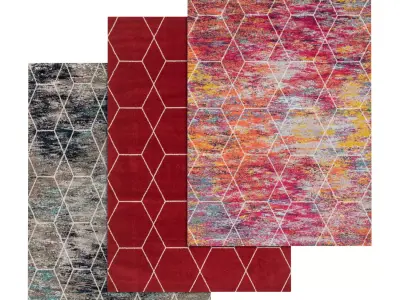 Rug Set 1836 3D model
