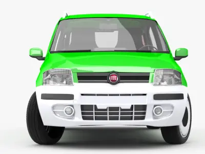 Fiat Panda Alessi 3 D 3D model