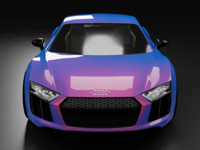 Audi R8 2006 3D model
