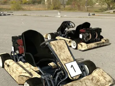 Speedy Go Kart 3D model