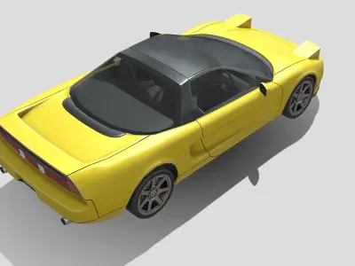 Honda NSX TypeR 1992 Low-poly 3D model