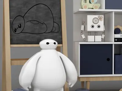 toys and furniture set  3D model