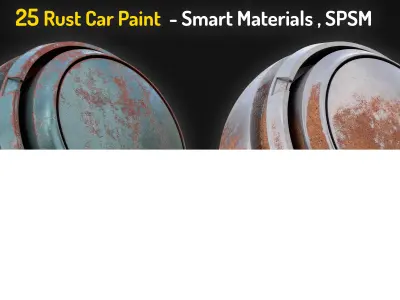 25 Rust Car Paint Smart Materials Texture