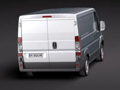 Fiat Ducato 2008 SWB 3D model