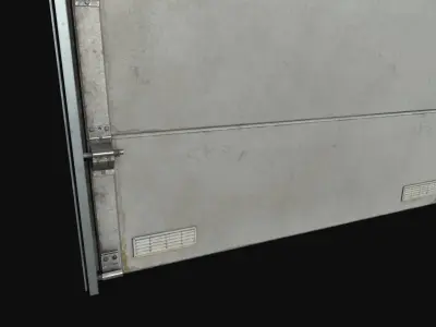 Garage Doors Low-poly 3D model