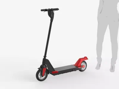 Electric Scooter 3D model