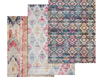 Rug Set 219 3D model