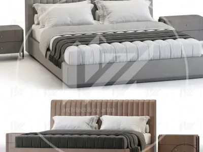  laskasas HARRY Bed  3D model