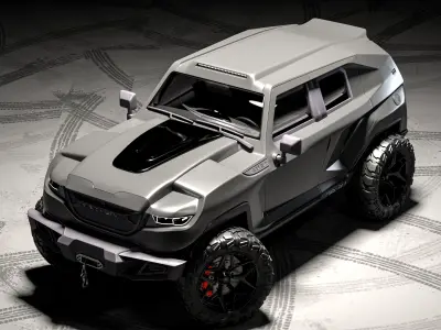 Rezvani Tank X 3D model