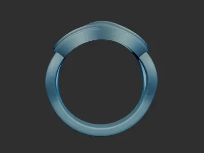 Decorative Infinity Symbol Ring 3d Model 3D print model