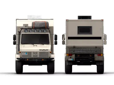 Unimog Atlas 4x4 U1300L 3D model