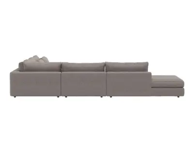 Atelier Bloor 4 Pc Raf Sectional W Ottoman Ches UATR-066-360-S3 3D model