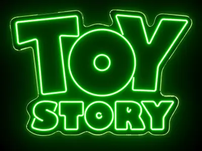 Toy Story Neon Sign 3D model