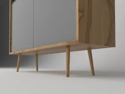  MODERN MINIMAL CABINET 3D model