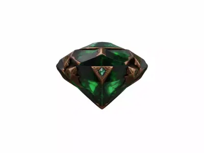 3d Model Cursed Diamond Of The Lost King  3D model