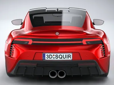 Generic Sport Car 2022 3D model
