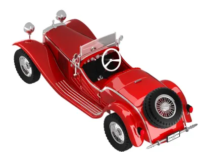 alfa romeo zagota classic 3D model