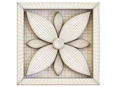 Rosette 02  3D model