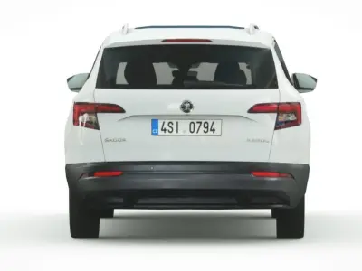 Skoda Karoq 2020 Low-poly 3D model