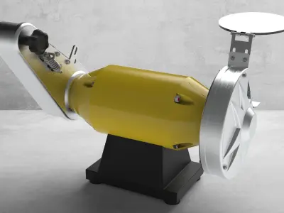 Bench Grinder 4K 3D model