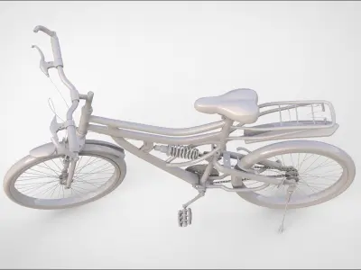 Hercules MTB Bicycle Low-poly 3D model