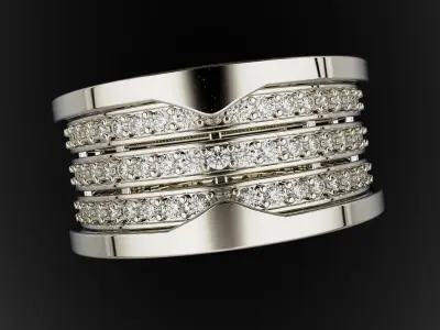 Diamond Ring  3D print model