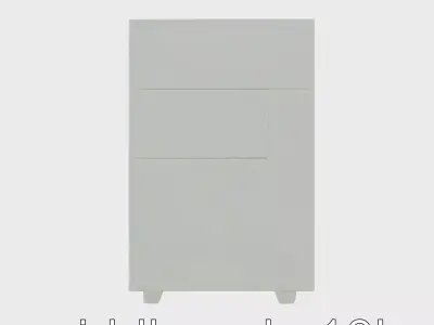 Medical Utility Shelf and Compartment model pack Low-poly 3D model