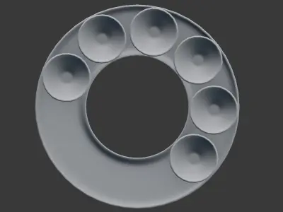 Modern Table Decoration - Tray  3D model