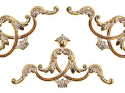 Classic carved 219 3D model