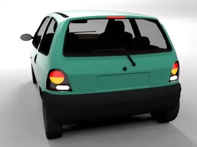 RENAULT TWINGO 1993 LOWPOLY Low-poly 3D model